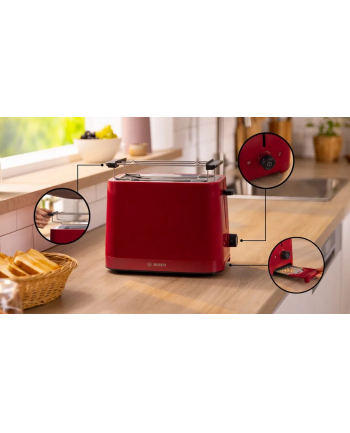 bosch Toster MyMoment TAT3M124 czerwony nr 2
