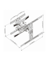 art Uchwyt do TV LCD/LED 40-75' 45KG AR-99 reg.pion/poziom 52-380mm max VESA 600x400 - nr 5
