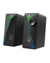 defender Głośniki komputerowe J5 2.0 6W LED USB Czarne - nr 1
