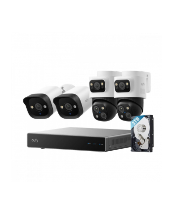 anker Zestaw do monitoringu eufy NVR S4 4 kamery + nagrywarka