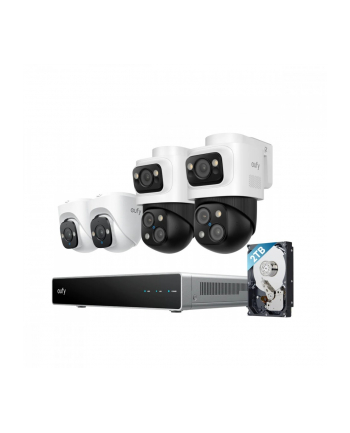 anker Zestaw do monitoringu eufy NVR S4 4 kamery + nagrywarka