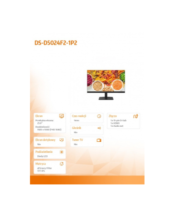 hikvision Monitor DS-D5024F2-1P2 nr 1