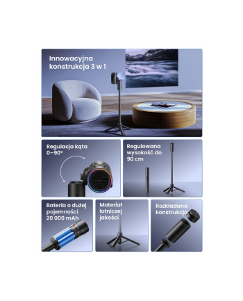 jmgo Powerbank ze strojakiem Tripod P0X1