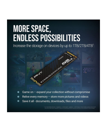 pny Dysk SSD 2TB M.2 2280 PCi5.0 M280CS3250-2TB-TB
