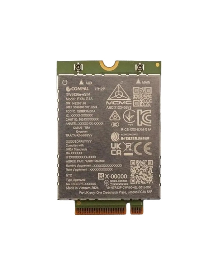 dell Modem sieci bezprzewodowej DW5826E główny