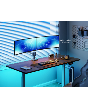 Equip Uchwyt biurkowy na 2 monitory 17'' 35'' (650183) nr 2