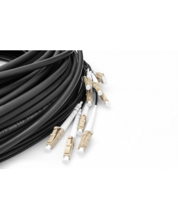 Digitus LWL Patchkabel LC->UPC 30m Vorkonfektioniert OM4 12 (DK2433CU030BKBBB)