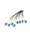Digitus Zakończony fabrycznie uniwersalny kabel światłowodowy typu breakout, wielomodowy OS2, 8 włókien, LC/UPC (DK2A338U100BKBBB) - nr 4