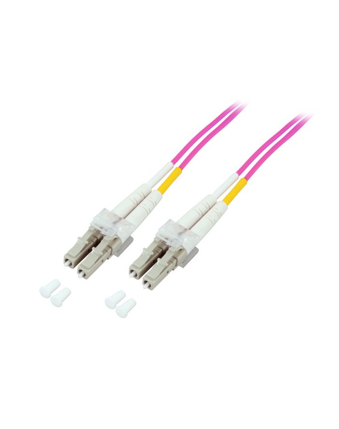 Efb EFB LWL Kabel Duplex Jumper LC-LC 50/125 OM4 50 Meter LSZH Halogenfrei erika violett 2.0mm geprueft mit Messprotokoll (O031950) główny