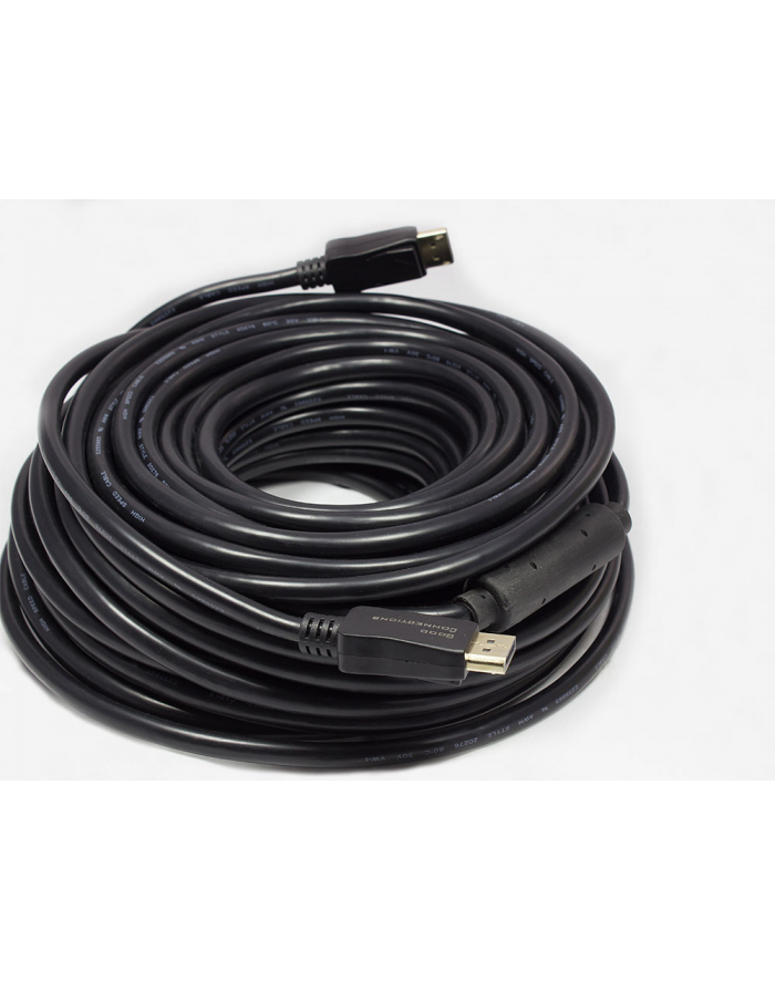 Alcasa 4810-150G kabel DisplayPort 15 m Czarny (4810150G) główny