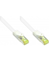 Good Connections RJ45 Patch Cable with Cat.7 Raw and Snap-in Protection (RNS®), S / FTP, PiMF, Halogen Free, 600MHz, OFC, White, 50m, Conne - nr 5
