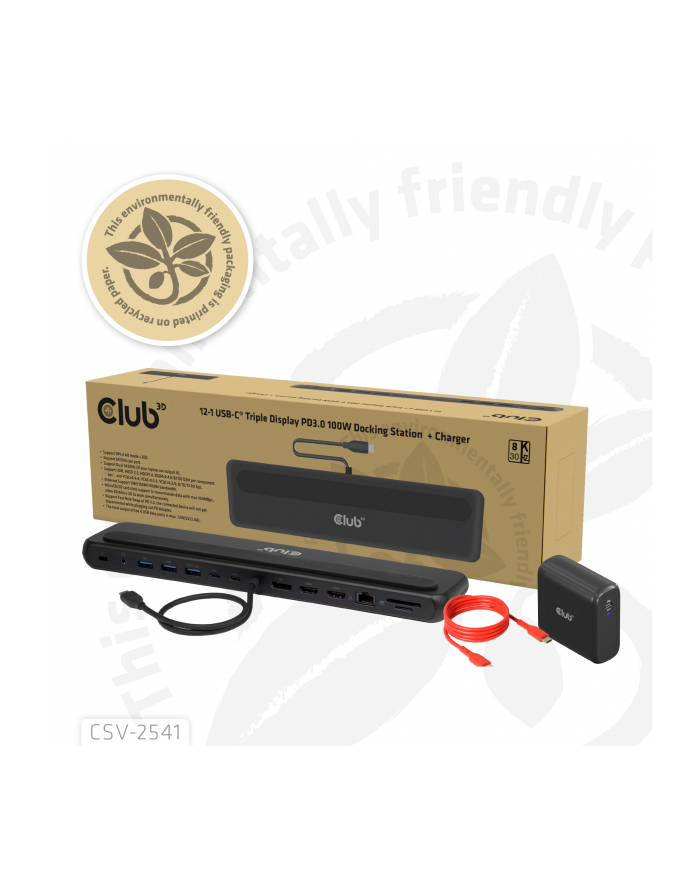 Stacja dokująca Club3d CSV-2541 (CSV2541) główny