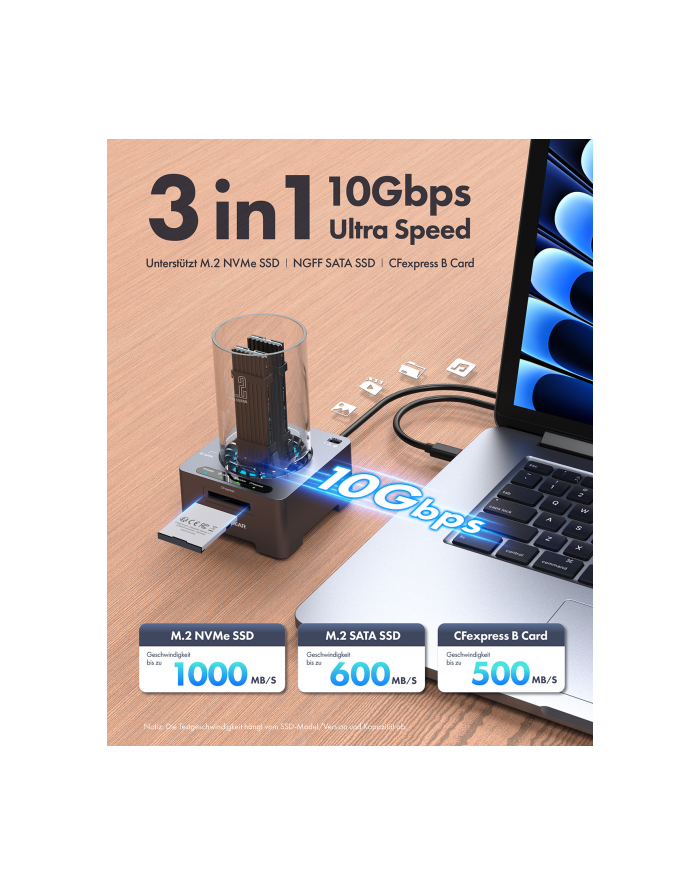 Stacja dokująca Graugear G-M2DK-CR-10G główny