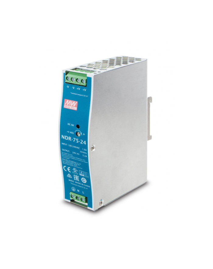 PLANET Din-Rail Power Supply (PWR-75-24) 75 watts, 24V główny