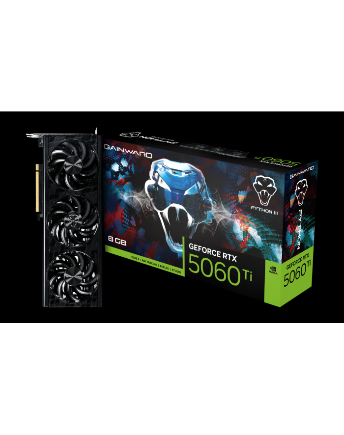 Gainward RTX5060Ti     Python III       8GB GDDR7  HDMI 3xDP główny