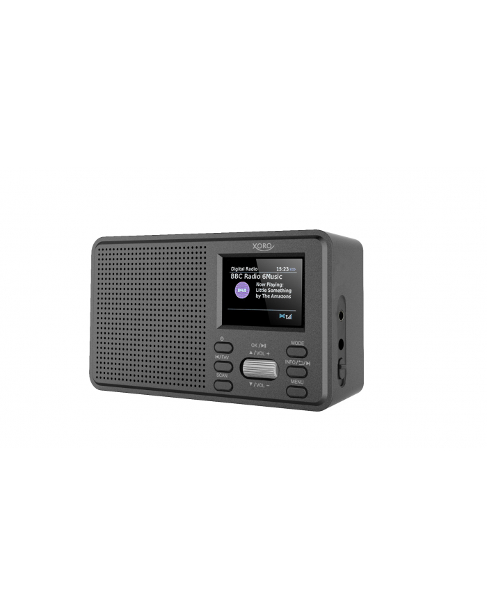 Radio Xoro DAB 142 Czarne główny