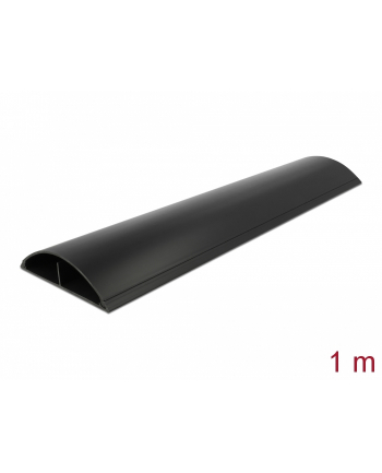 Delock Kanał Kablowy Samoprzylepny 119 X 26 Mm - Długość 1 M Czarny