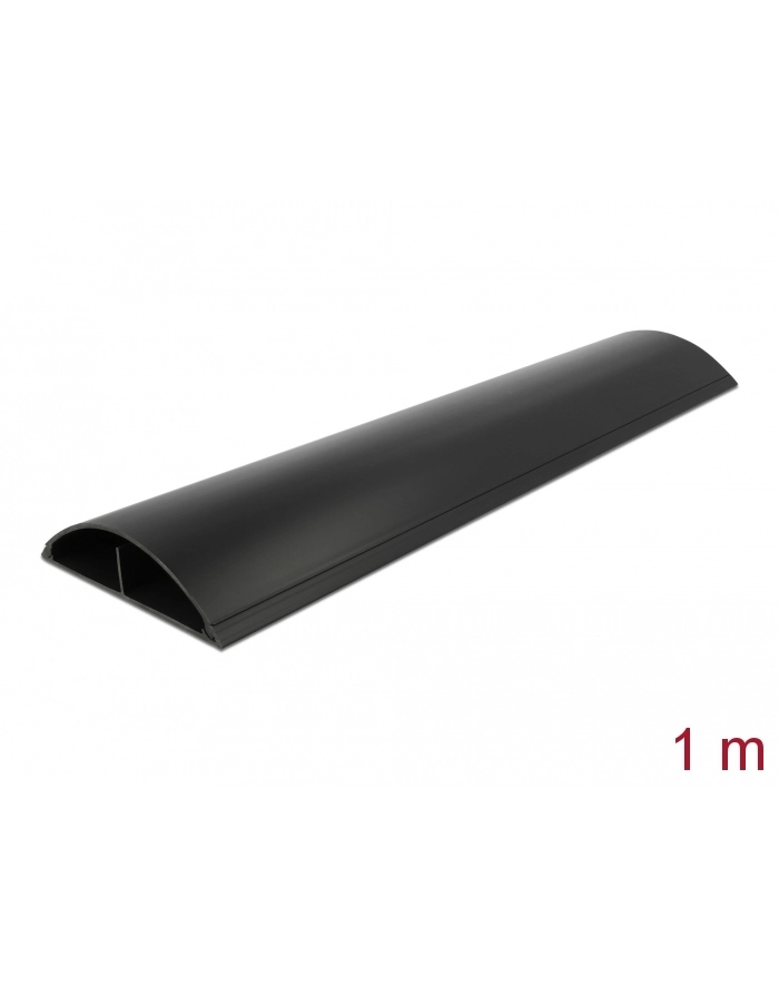 Delock Kanał Kablowy Samoprzylepny 119 X 26 Mm - Długość 1 M Czarny główny