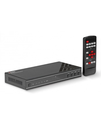 Lindy 38228, HDMI, Metal, Czarny, 60 Hz, 3840 x 2160, 18 Gbit/s