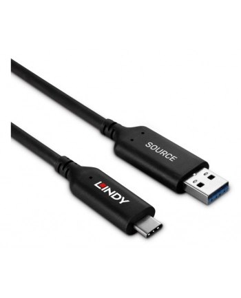 LINDY 25m USB 3.2 Gen 1 Typ A an C Hybridkabel
