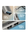 axagon HUE-STC HUB 4-portowy  1x USB-A 5Gbps, 2x USB2.0 + 1x USB-C 2.0, 12cm kabel USB-C - nr 22