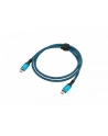 lanberg Kabel USB-C M/M USB4 0,5m 240W 8K 60HZ czarno-niebieski - nr 4
