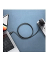 axagon BUCM4X-CM05AB Kabel USB-C - USB-C, USB4 Gen 3x2 0.5m, PD 240W, 8K HD, ALU, oplot Czarny - nr 23