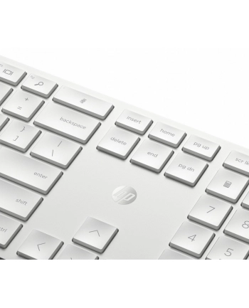 hyperx Zestaw klawiatura i mysz 650 bezprzewodowy biały 4R016AA#ABB
