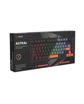 savio Klawiatura magnetyczna ASTRAL Black OUTEMU White jade RGB