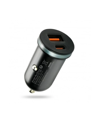 everactive Ładowarka samochodowa CC-30Q QC3.0 35W 1X USB + 1X USB-C PD czarna