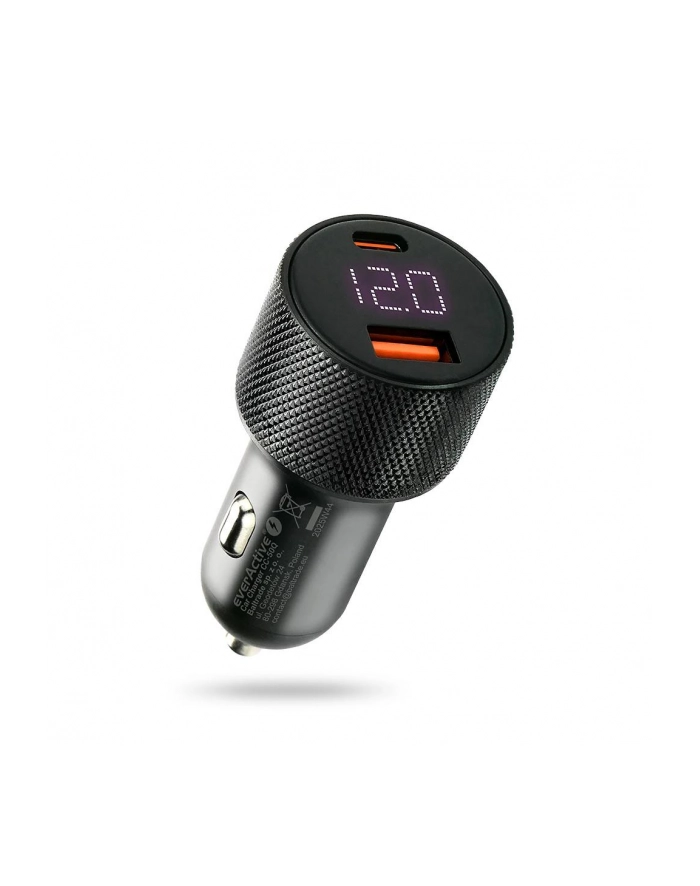 everactive Ładowarka samochodowa CC-50Q QC3.0 75W 1X USB + 1X USB-C PD czarna główny