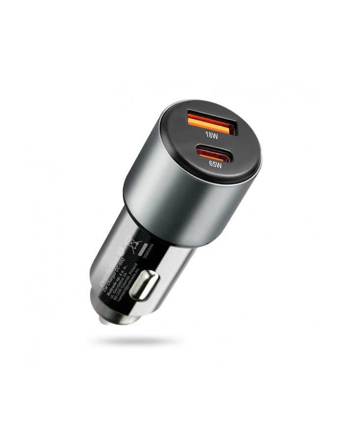 everactive Ładowarka samochodowa CC-60Q QC3.0 83W 1X USB + 1X USB-C PD czarna główny