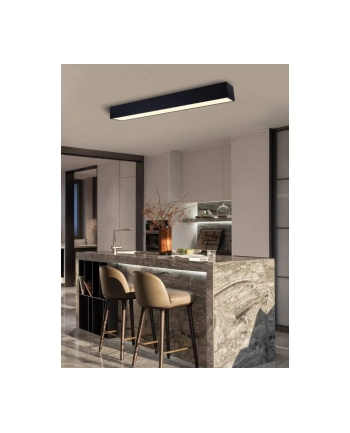 Immax Neo Canto Smart Lampa Sufitowa 90X15Cm, 50W Czarna Zigbee 3.0, Tuya nr 2