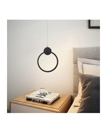 Immax Lampa Wisząca Neo Lite Ovale Smart Czarna 26Cm 18W Z Obsługą Beacon, Wi-Fi, Tuya nr 1