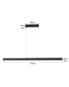 Immax Oprawa Zwieszana Neo Lite Triangolo Smart 125Cm 28W S Beacon Wi-Fi Tuya (1674692) - nr 2