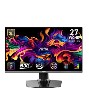 msi Monitor MAG 272QP QD-OLED X50/26.5 cala/QD-OLED/WQHD/Flat/500Hz/Black nr 2