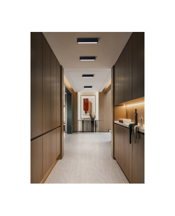 Immax Neo Canto Smart Lampa Sufitowa 60X15Cm, 34W Czarna Zigbee 3.0, Tuya