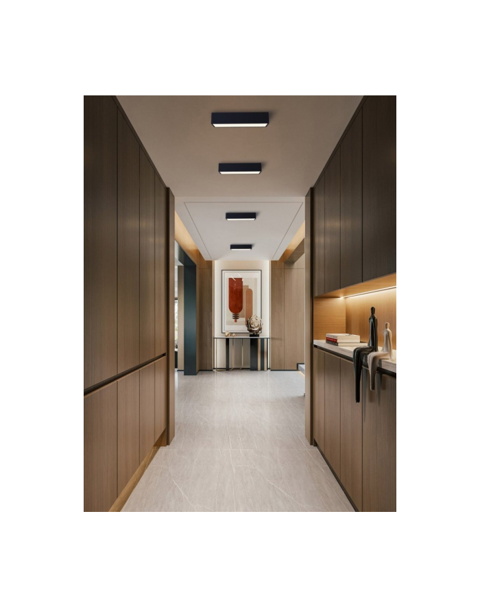 Immax Neo Canto Smart Lampa Sufitowa 60X15Cm, 34W Czarna Zigbee 3.0, Tuya główny