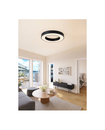 Immax Neo Pastel Slim Smart Lampa Sufitowa 60 X 7Cm 53W Czarna Zigbee 3.0, Tuya