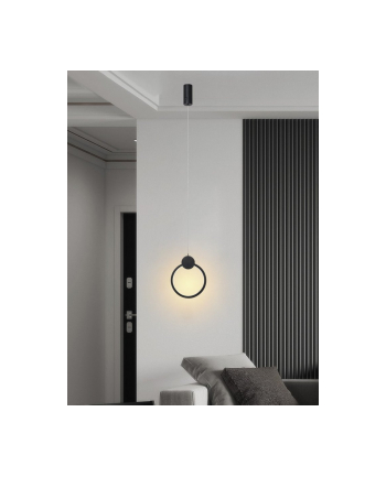 Immax Lampa Wisząca Neo Lite Ovale Smart Czarna 26Cm 18W Z Obsługą Beacon, Wi-Fi, Tuya nr 2