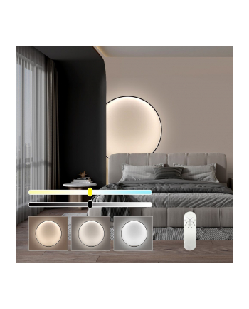 Immax Neo Fino Smart Oprawa Ścienna + Sufitowa Czarna 120Cm 70W 4450Lm, Zigbee 3.0 Z Do, Tuya