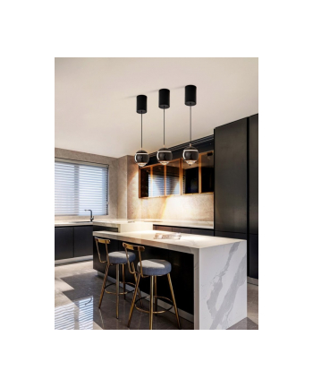 Immax Oprawa Zwieszana Neo Dormine Smart Stahovací, Zigbee 3.0, Tuya - Perleťově Černé (1674730)