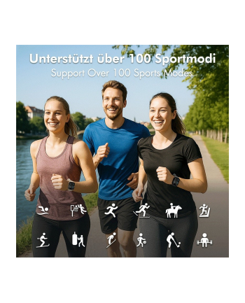 logilink Smartwatch LCD, BT5.2 IP68