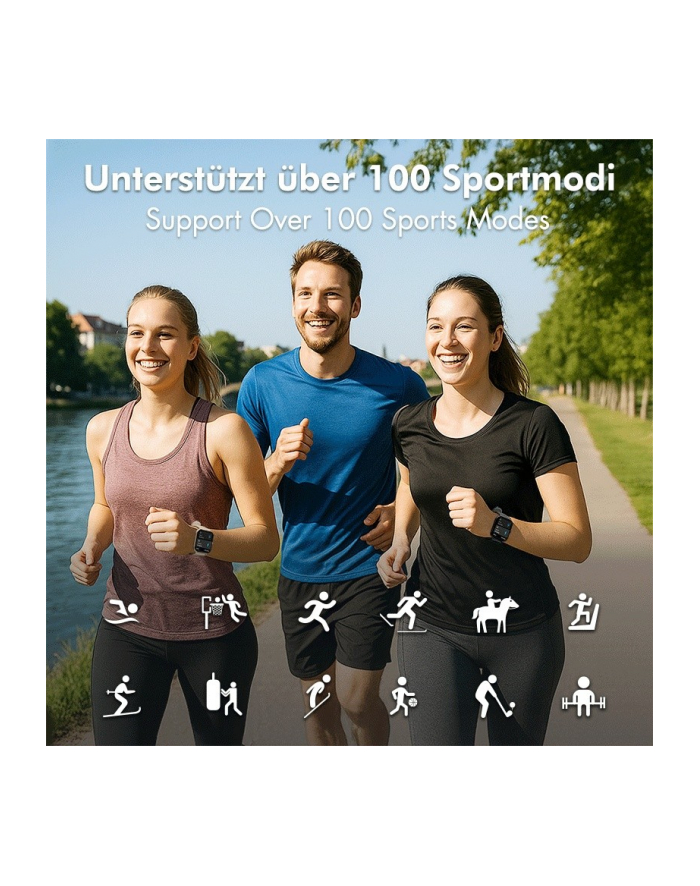 logilink Smartwatch LCD, BT5.2 IP68 główny