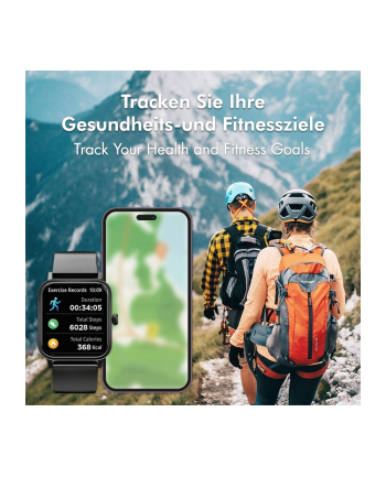 logilink Smartwatch LCD, BT5.2 IP68, różowy