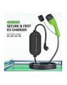 qoltec Mobilna ładowarka do samochodu elektrycznego EV z regulacją 2w1  Typ2 | 3.5kW | 230V | LCD | LED | 5m - nr 3