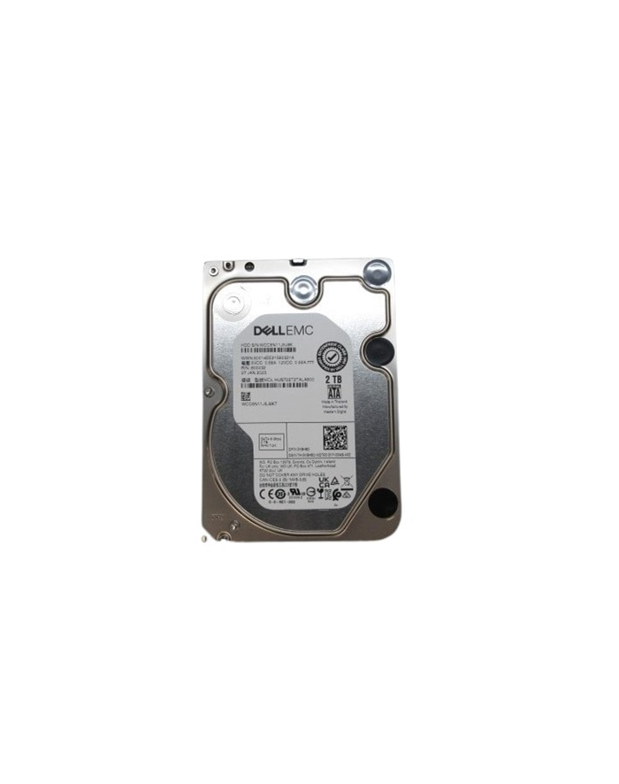 dell Dysk 2TB HD SATA 6Gbps 7.2K RPM 512n 3.5in CK główny