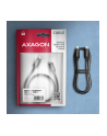 axagon BUCM4X-CM05AB Kabel USB-C - USB-C, USB4 Gen 3x2 0.5m, PD 240W, 8K HD, ALU, oplot Czarny - nr 2