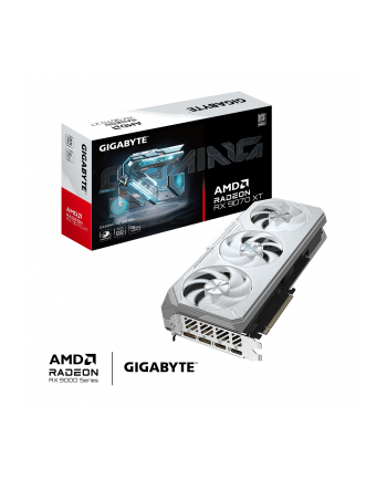 gigabyte Karta graficzna Radeon RX 9070 XT GAMING OC WHITE 16GB GDDR6 256 BIT