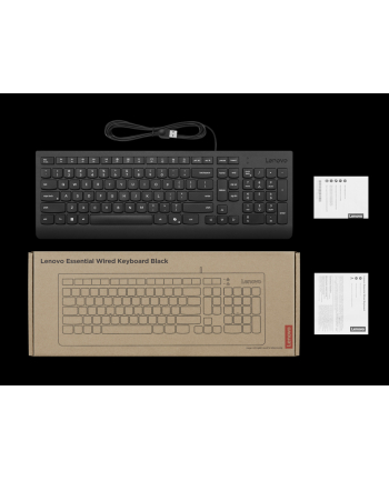 lenovo Klawiatura przewodowa Essential czarna US English 4Y41R64633 nr 1